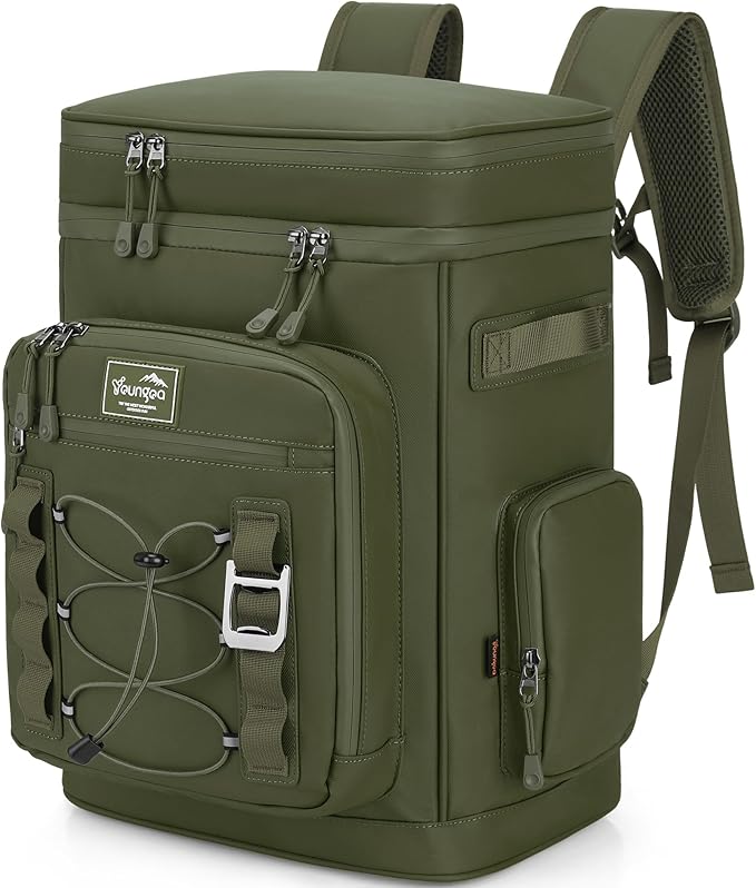 42Cans Cooler Backpack Insulated Leak Proof for Men & Women, Large Waterproof Backpack Cooler for Beach, Picnic, Outdoor, Leakproof, Multi-Functional