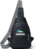 Sling Bag For Women Fanny Pack Crossbody Travel Shoulder Belt Bags Tote Backpack Purse Faux Leather