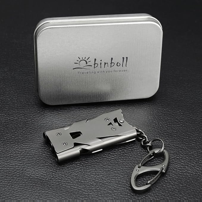 Whistle Emergency Whistles Keychain Rape Whistle Stainless Steel High Decibel Whistles … …