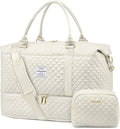 LOVEVOOK Travel Duffle Bag,Weekender Bags for Women with Shoe Compartment，Carry on Overnight Bag with Toiletry Bag,Gym Duffel Bag with Wet Pocket, Hospital Bags for Labor and Delivery