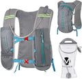 Running Hydration Vest with a 2L Water Bladder, Hydration Pack Lightweight Water Backpack for Running Hiking Cycling Marathon Trail for Men Women