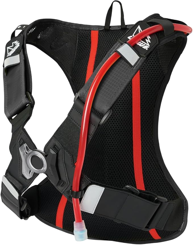 USWE Outlander Moto Hydration Pack, Running, Hiking Hydration Backpack with Water Bladder, Hydropack for Men and Women, Backpack Gear and Equipment for Cycling, MTB