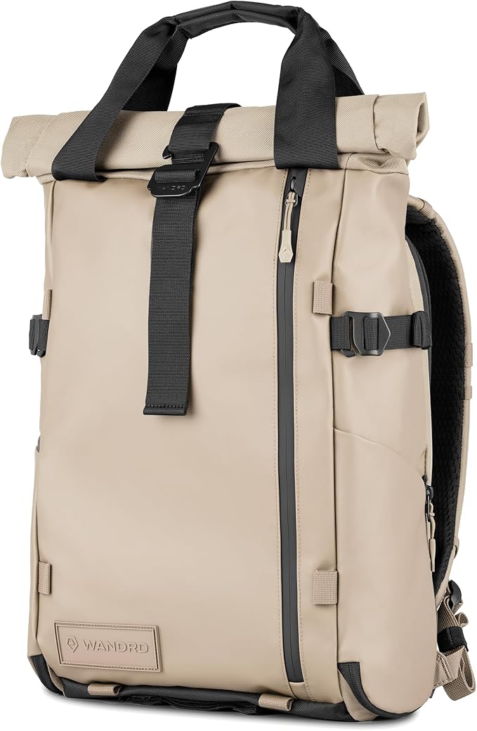 WANDRD All New PRVKE 21L V4: Weatherproof Travel and Camera Backpack, Everyday Carry Bag with Laptop Sleeve, Quick Side Access, Rolltop Expansion, Clamshell Opening – Versatile Photography Backpack