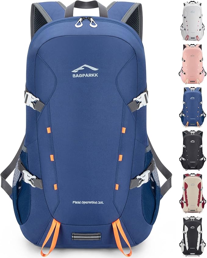 Hiking Backpack,Large 35L Travel Backpacks for Men Women,Water Resistant Ultra Lightweight Foldable Packable Camping Daypack for Outdoor Sports