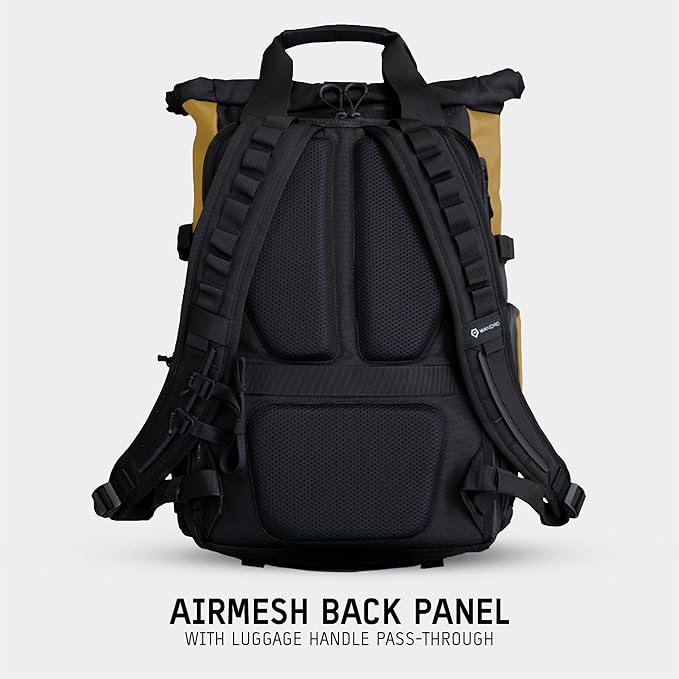 WANDRD PRVKE Lite: Weather-Resistant Travel & Camera Backpack with Laptop Sleeve, Quick Side Access, Clamshell Opening – Ideal Photography & Travel Bag