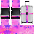 Adjustable Travel Luggage Strap Suitcase Belt Travel Bag Accessories 1.96 in W x 6.23 ft L
