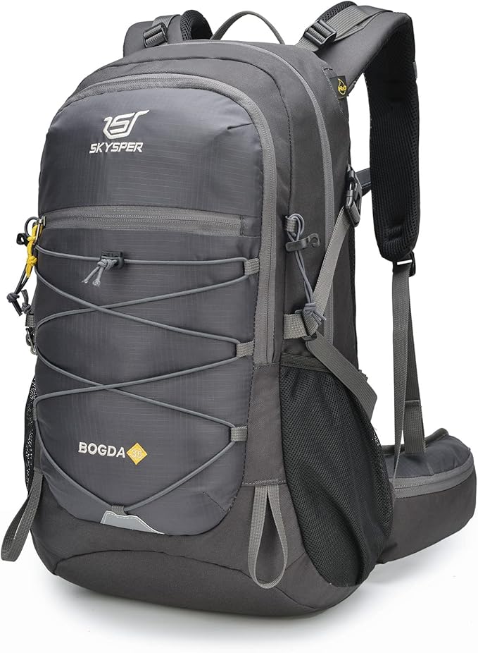 SKYSPER Hiking Backpack for Men Women, 35L Travel Backpack Waterproof Camping Backpack Outdoor Lightweight Daypack