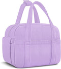Corduroy Lunch Box Lunch Bag for Women Men, Cute Strawberry Small Insulated Reusable Work Leakproof Simple Lunch Boxes Tote Bag Adults Cooler Bag