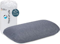 Travel Pillow VOLAR Memory Foam Small Pillow for Sleeping with thermoregulating and Quickdry Removable Cover, Portable Pillow with Travel Bag, for Airplanes, Camping, Van, Neck Pain Relief