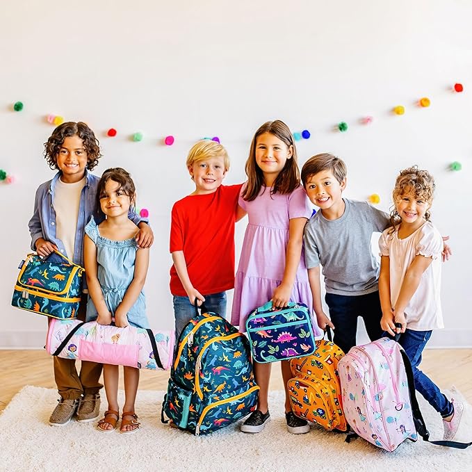 Wildkin Kids Insulated Lunch Box – Durable and Reusable for School & Travel - Rad Roller Skates