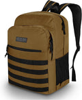 Wrangler Tradesman Backpack, Water Resistant Casual Daypack for Travel Work School, Unisex Laptop Backpack with Notebook Sleeve