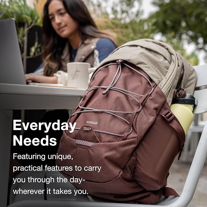 Osprey Quasar 26L Commuter Backpack, Pashmina/Tan Concrete