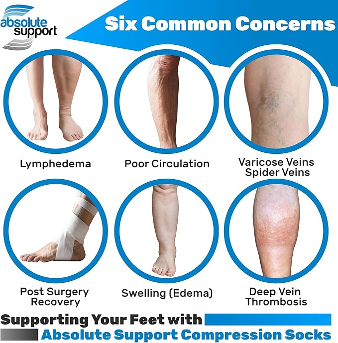 (3 Pairs - Closed Toe) Made in USA - Compression Socks for Women 15-20mmHg - Sheer Compression Knee High Stockings for Post Surgery, Pregnancy, Arthritis, Edema - Navy, Large - A101NV3-3