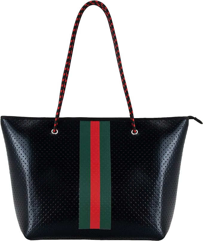 QOGiR Neoprene Multipurpose Beach Bag Tote with Inner Zipper Pocket … … … …