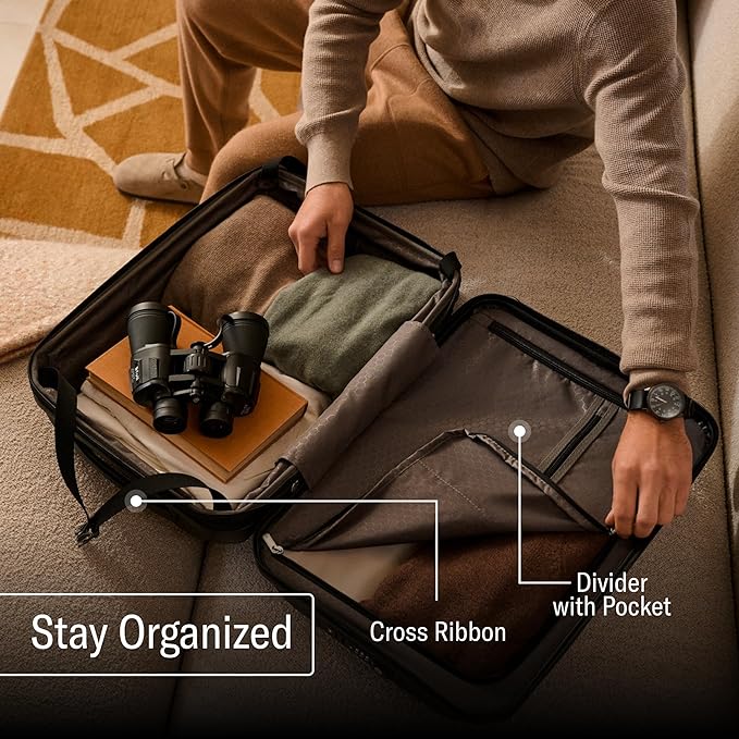 Samsonite Freeform 24-Inch Medium Luggage with Dual 360° Spinner Wheels - Checked Suitcase - TSA Lock, Airline-Approved - Lightweight Durable Polypropylene Expandable Hardshell - Navy