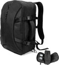 TSA-Friendly Travel Backpack with Laptop Compartment, 30L Carry-On Backpack for Men & Women, 180° Lay-Flat Design, Waterproof & Durable 1000D Oxford, Fits 15.6" Laptop