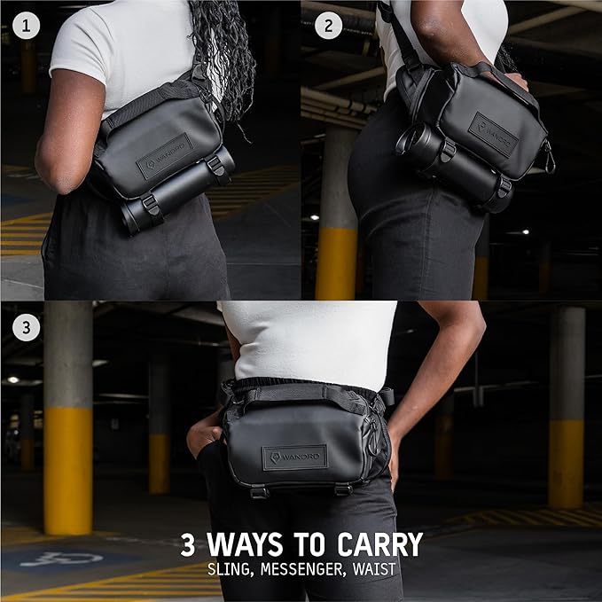 WANDRD ROGUE V1 6L Sling: Compact Camera Sling and Crossbody Bag with Fast Access, 3-Way Carry– Lightweight Everyday Bag Great for Travel, Photography, and Daily Use (Yuma Tan)