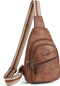 Sling Bag Crossbody Bags for Women Small Cross Body Bag Fanny Packs Chest Sling Purse for Daily Travel Leisure Sport