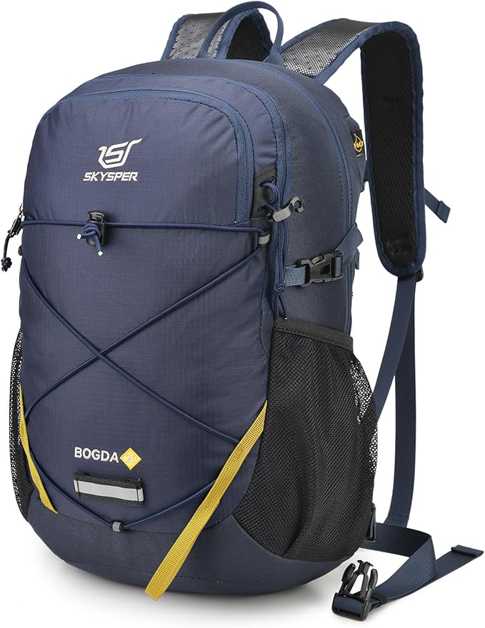SKYSPER Small Hiking Daypack, 20L Lightweight Travel Backpacks Day Hike Pack with Waist Strap for Women Men