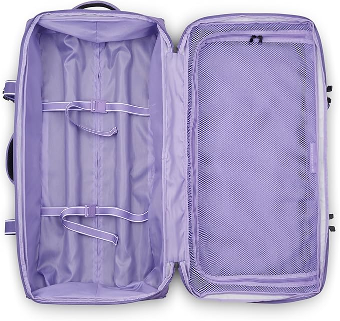 florence by mills Women's Two Wheel Rolling Travel Duffle Bag