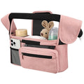 Accmor Universal Stroller Organizer with Insulated Cup Holder Detachable Phone Bag and Shoulder Strap, Stroller Bag Caddy Organizer Accessories Fits for Uppababy, Baby Jogger, Britax Strollers