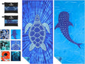 2 Pack Microfiber Lightweight Thin Beach Towel Sand Free Quick Dry Super Absorbent Large Towels for Swimming Pool Yoga Gym Travel Vacation Beach Accessories Essentials for Adults