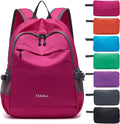 YZAOLL Small Lightweight Packable Hiking Backpack, 20L Hiking Backpack Day Pack for Women Men Travel Camping Vacation,Rose