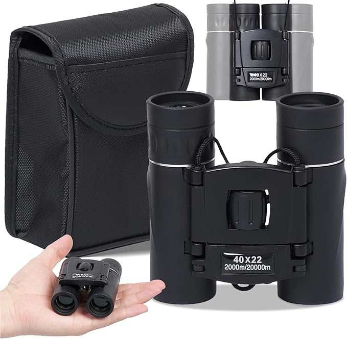 Grippi Toy Binoculars for Kids - Small Toddler Safari Binocular, 3.9x3.5 inches - Children Pretend Play, Jungle or Bird Watching Adventures for Children - Kid Party Favor - Durable Plastic - Set of 1
