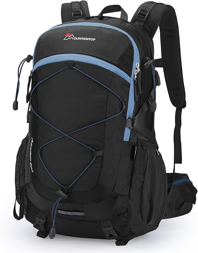 MOUNTAINTOP 25L/40L Hiking Backpack,Lightweight Travel Backpack for Men Women Outdoor Backpacking, Camping
