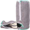 Shoe Washing Bag for Washing Machine, Laundry Shoe Bag for Washer and Dryer, Reusable Shoe Bag, Sneaker Washing Machine Bag (Grey 2pcs)