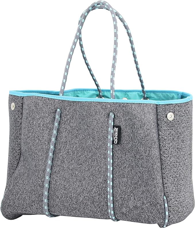 QOGiR Neoprene Multipurpose Beach Bag Tote with Inner Zipper Pocket … … … …
