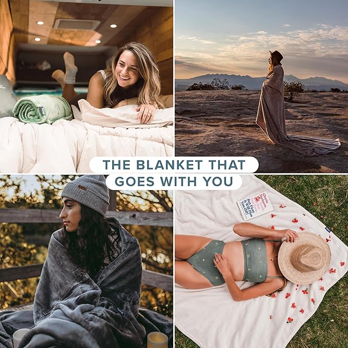 Bare Home Fleece Blanket - Full/Queen - Ultra-Soft Lightweight for Bed, Sofa, and Couch - Luxury Microplush - Cozy Warm Blanket (Full/Queen, Dark Blue)